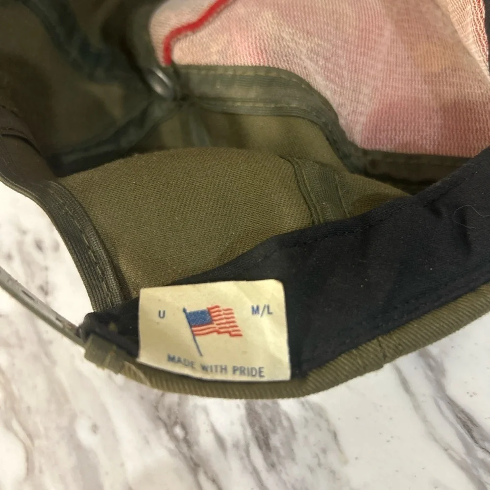 Vintage 1980s–90s Boy Scouts of America BSA Snapback Hat Red Green